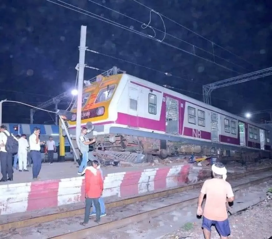 Train accident: मथुरा रेलवे स्टेशन पर बड़ा हादसा होने से बचा, ट्रेन पटरी छोड़ प्लेटफार्म पर चढ़ी