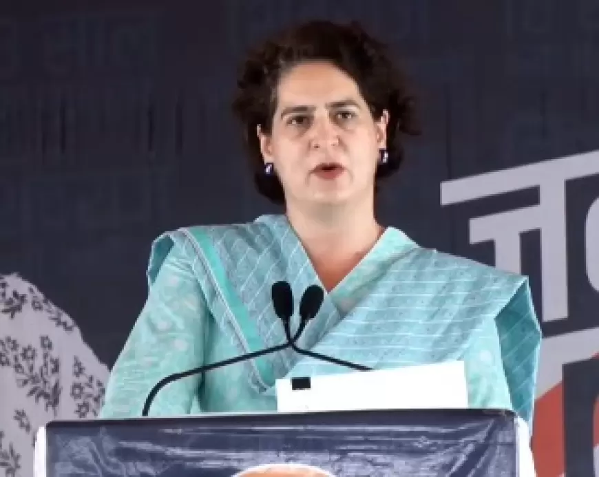 Priyanka Gandhi: धार में प्रियंका गांधी की हुंकार, बीजेपी सरकार पर किया हमला, कहा- राजा जा रहा है और अब रोजगार के लिए होगी वोटिंग