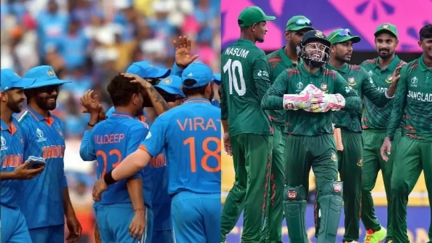 India vs Bangladesh world cup 2023: आज बांग्लादेश से टकराएगी भारतीय टीम, भारत की  होगी जीत पर नजर