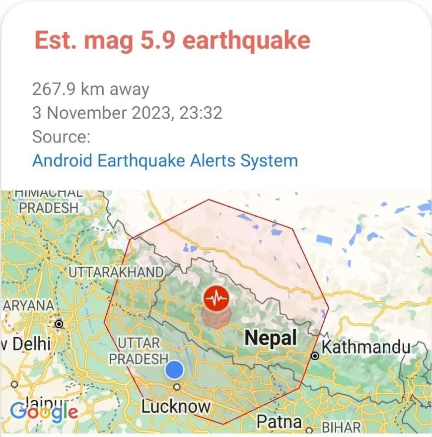 Earthquake News : दिल्ली NCR सहित यूपी-बिहार में भूकंप के झटके महसूस हुए