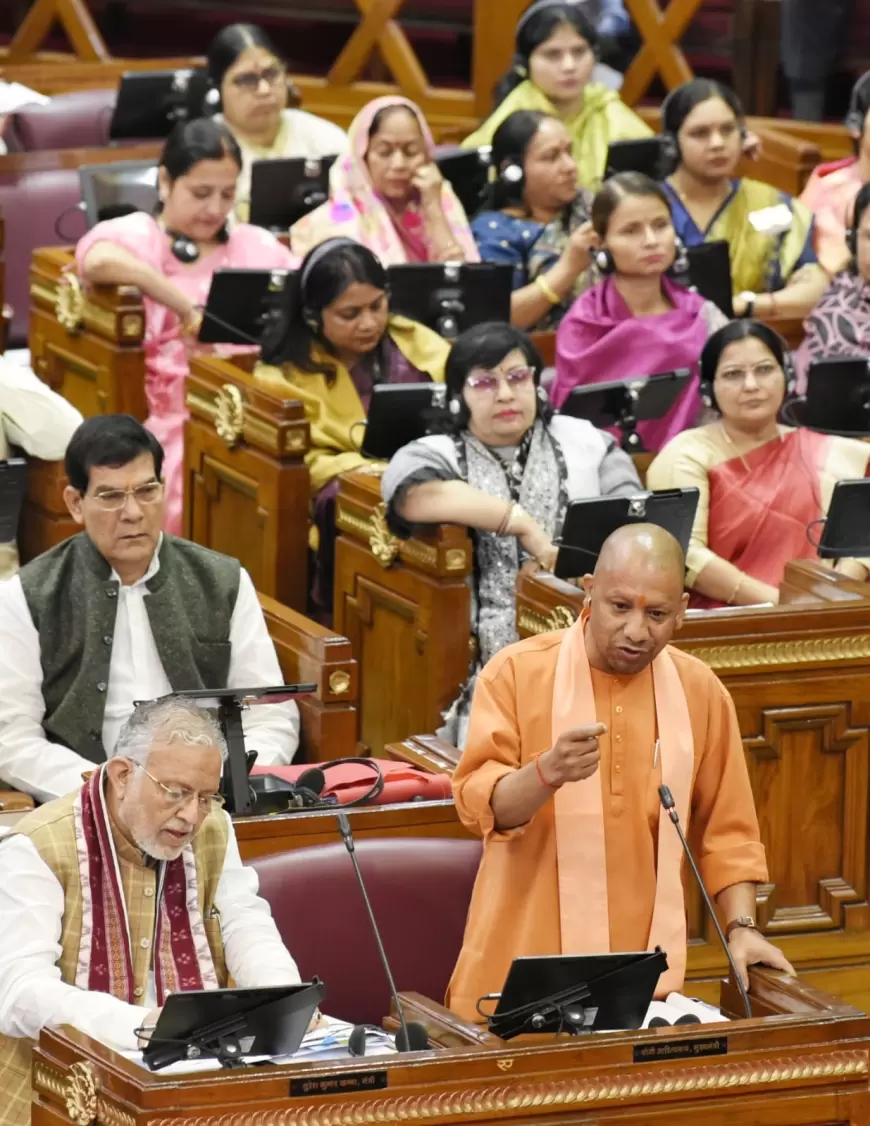 UP assembly session: सीएम योगी का सपा पर हमला , हर मुद्दे का राजनीतिकरण करके समाज में अव्यवस्था पैदा करने की कोशिश