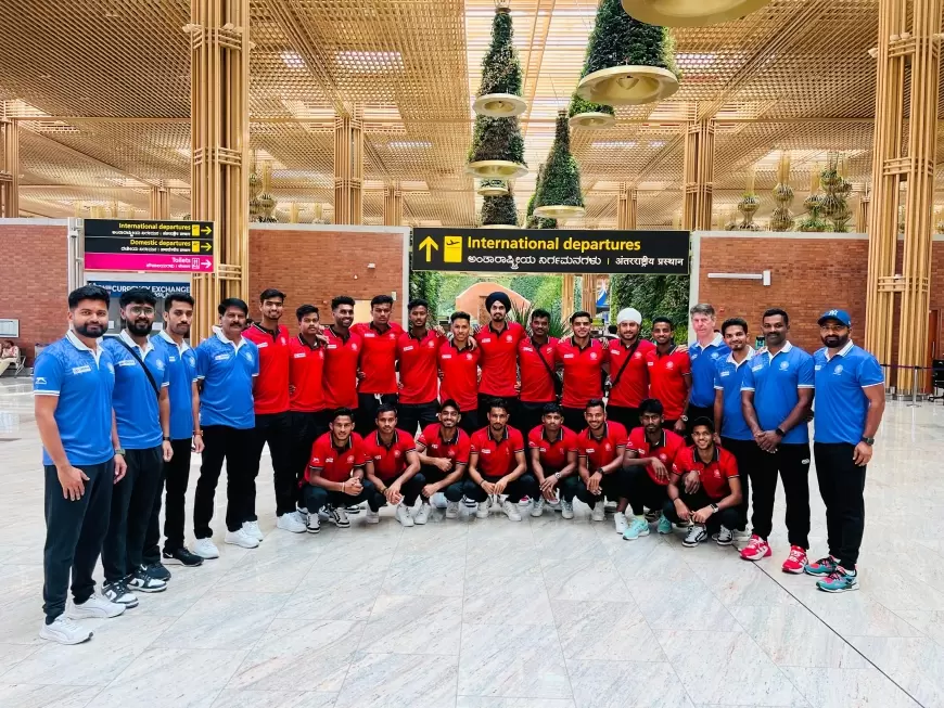 Indian junior hockey team: भारतीय जूनियर पुरुष हॉकी टीम विश्व कप के लिए रवाना