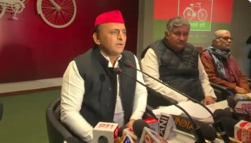 Akhilesh attack on BJP: BJP नेता बन गए हैं भूमाफिया, खाली जमीनों पर कर रहे हैं कब्जा- अखिलेश यादव