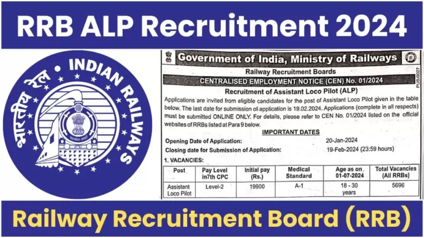 RRB ALP Notification 2024: रेलवे ने निकाली असिस्टेंट लोको पायलट की वैकेंसी, 20 जनवरी से करें अप्लाई