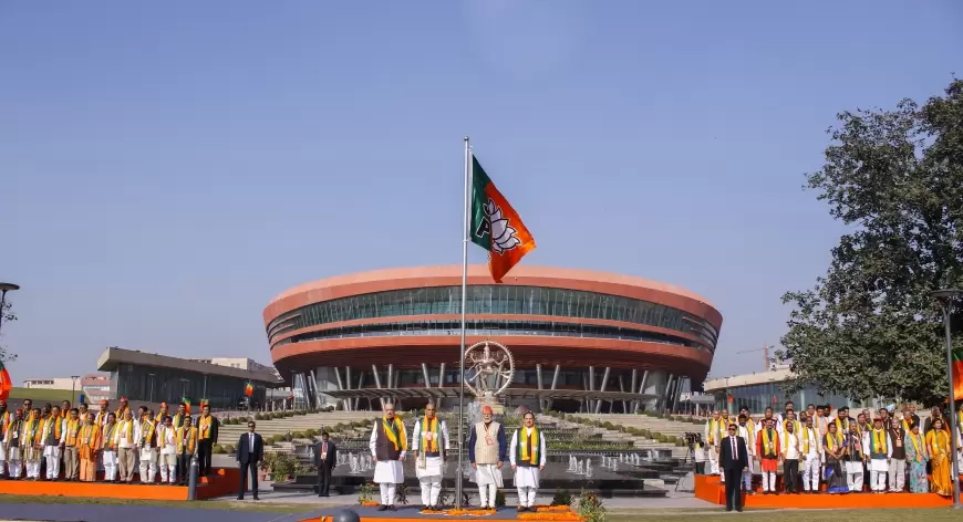 BJP National Convention Live Update : अमित शाह रविवार को पेश किआ कांग्रेस और 'इंडिया' गठबंधन के खिलाफ प्रस्ताव