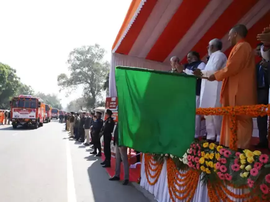 CM Yogi Inaugurated 38 Fire Stations: सीएम योगी ने 38 अग्निशमन केंद्रों का किया लोकार्पण, बोले-जल्द ही तहसील स्तर पर होंगे फायर स्टेशन