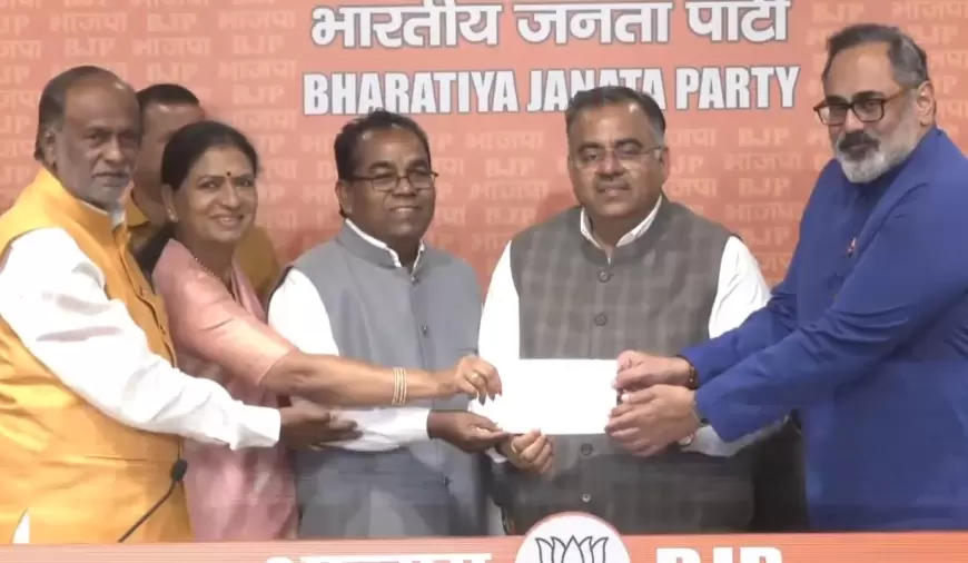 Telangana  BJP : भाजपा में शामिल हुए तेलंगाना में बीआरएस सांसद पोथुनते रामुलु