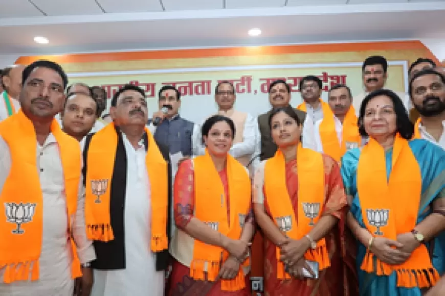 Parul Sahu joins BJP: मध्य प्रदेश में  कांग्रेस को बड़ा झटका, पूर्व विधायक पारुल साहू सहित अनेक नेता भाजपा में शामिल