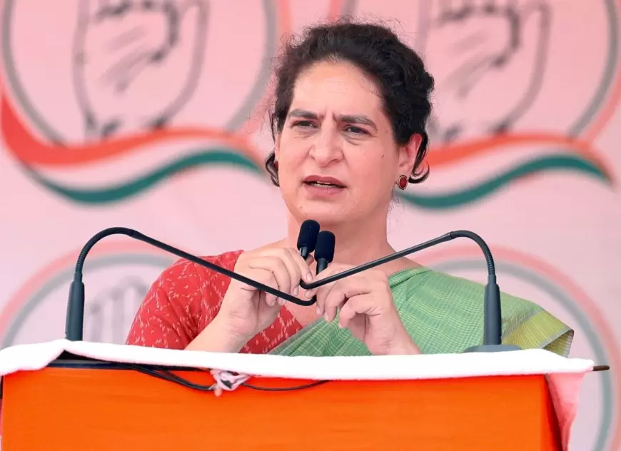 Priyanka Gandhi : प्रियंका गांधी ने फिर साधा केंद्र सरकार पर निशाना, मैनिफेस्टो को लेकर कही ये बात