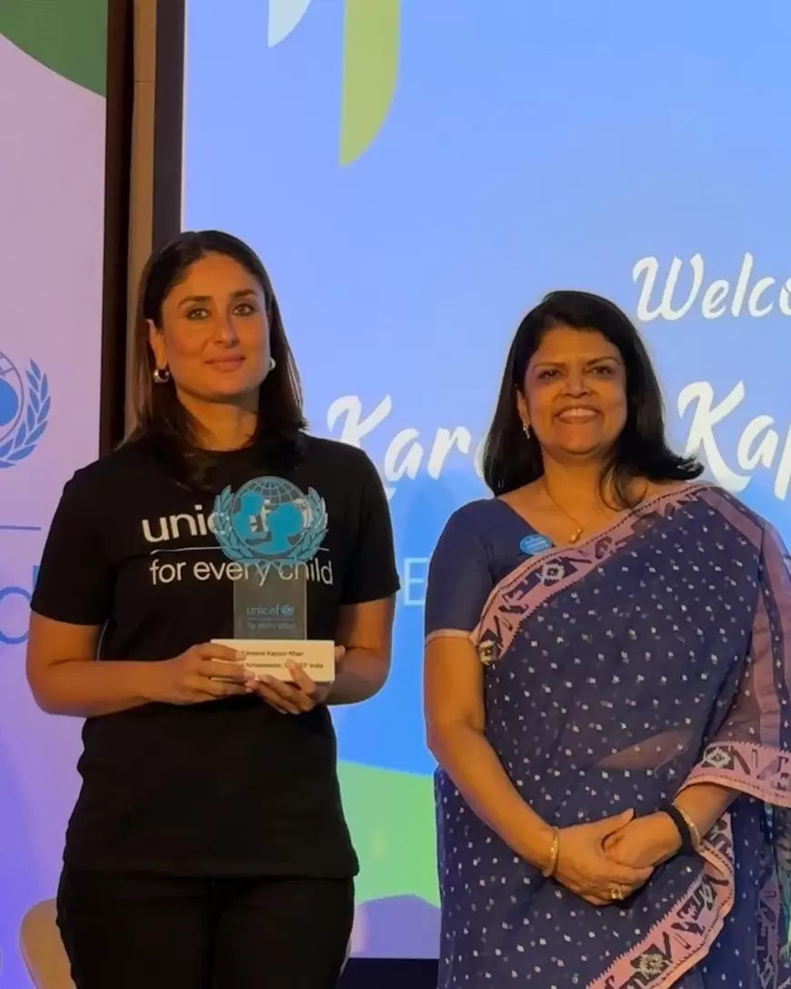 Kareena Kapoor : करीना कपूर की मिली बड़ी जिम्मेदारी, बनाई गई UNICEF INDIA'S नेशनल AMBASSADOR