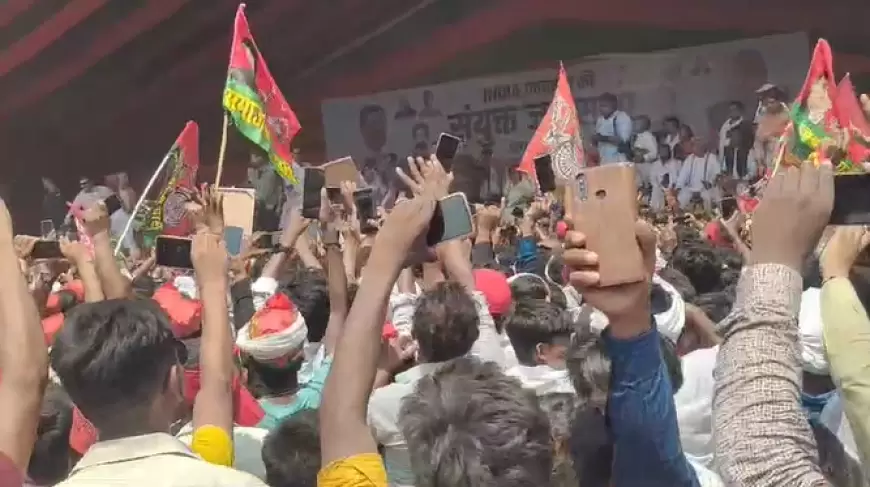 Phulpur Lok Sabha elections 2024 : अखिलेश-राहुल की संयुक्त रैली में हंगामा, भाषण दिए बिना लौटे दोनों नेता