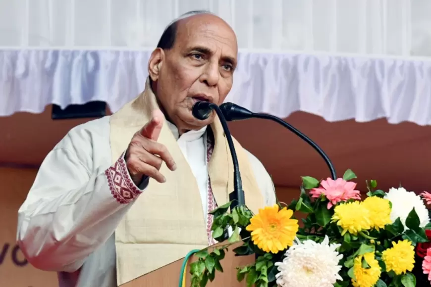 Rajnath Singh In Punjab: पंजाब में राजनाथ सिंह ने आप पर साधा निशाना, कहा-  वर्क फ्रॉम जेल पहली बार देखने को मिला