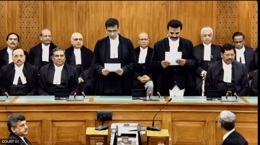 Judges in Supreme Court : सुप्रीम कोर्ट में  दो नए जजों ने ली शपथ, न्यायाधीशों की संख्या हुई पूरी