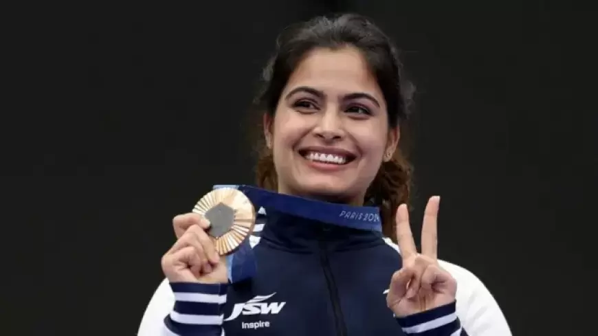 Manu Bhaker: मनु भाकर ने रचा इतिहास, सरबजोत सिंग मिक्स पिस्टल में दिलाया ब्रॉन्ज