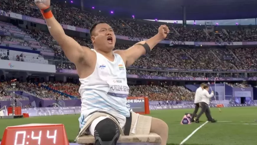 Paris Paralympics 2024: पेरिस पैरालंपिक में भारत का शानदार प्रदर्शन, होकाटो होतोजे ने शॉटपुट थ्रो में जीता कास्य पदक