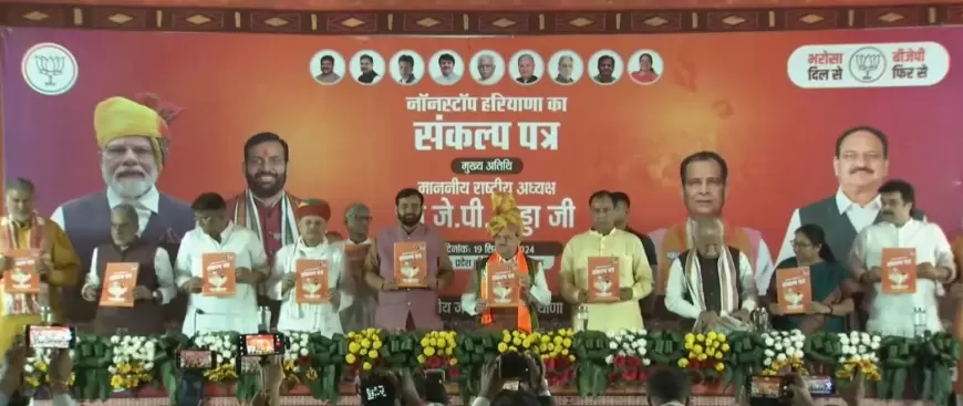 BJP manifesto in Haryana: हरियाणा में बीजेपी ने किये 20 बड़े वादें, हर अग्निवीर को मिलेगी सरकारी नौकरी