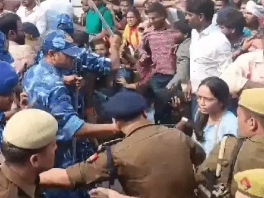 UP Prayagraj Students Protest: प्रयागराज में  छात्रों के प्रदर्शन पर सियासत,अखिलेश बोले-योगी बनाम छात्र हुआ माहौल